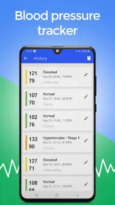 Blood Pressure android App screenshot 5